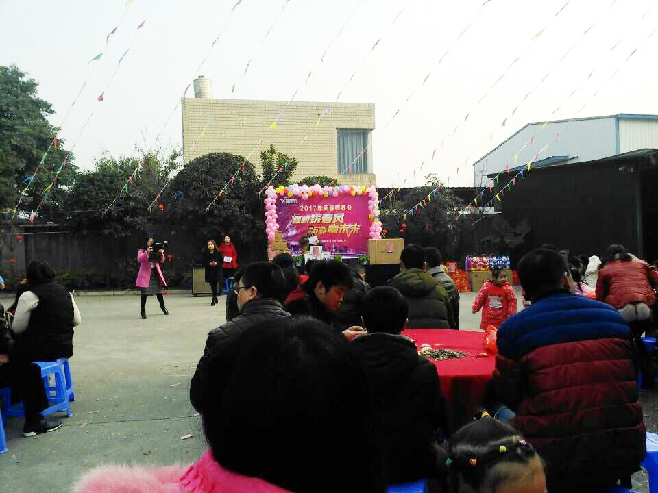 欢祝粉色视频下载2017年新春团拜会顺利召开